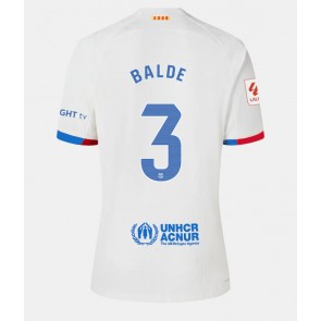 Barcelona Alejandro Balde #3 Bortatröja Kvinnor 2023-24 Kortärmad